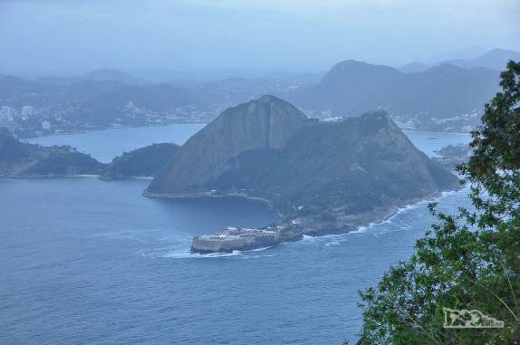 Vista do alto do Pão de Açúcar, no Rio de Janeiro